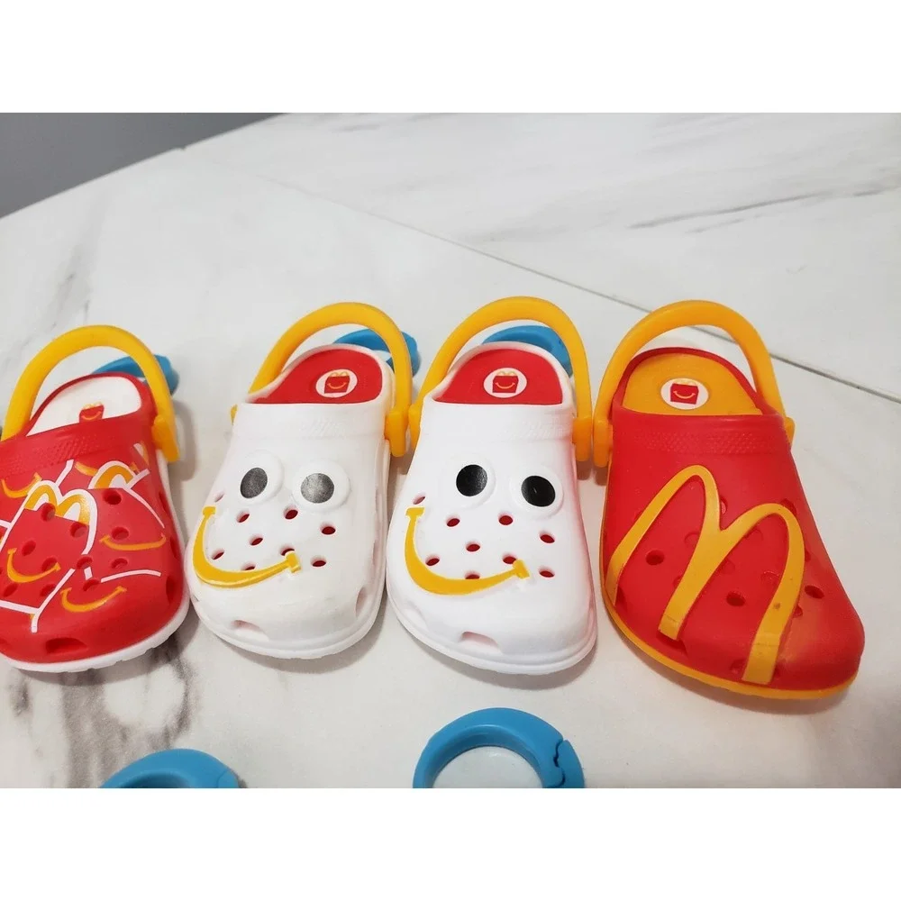 12 McDonald's Mini Crocs Keychain Toy Huge Lot Assorted 2024 2026 No Box